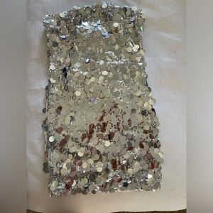 Sequin mini tube dress
